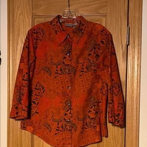 Chico’s 3/4 Sleeve Button Down